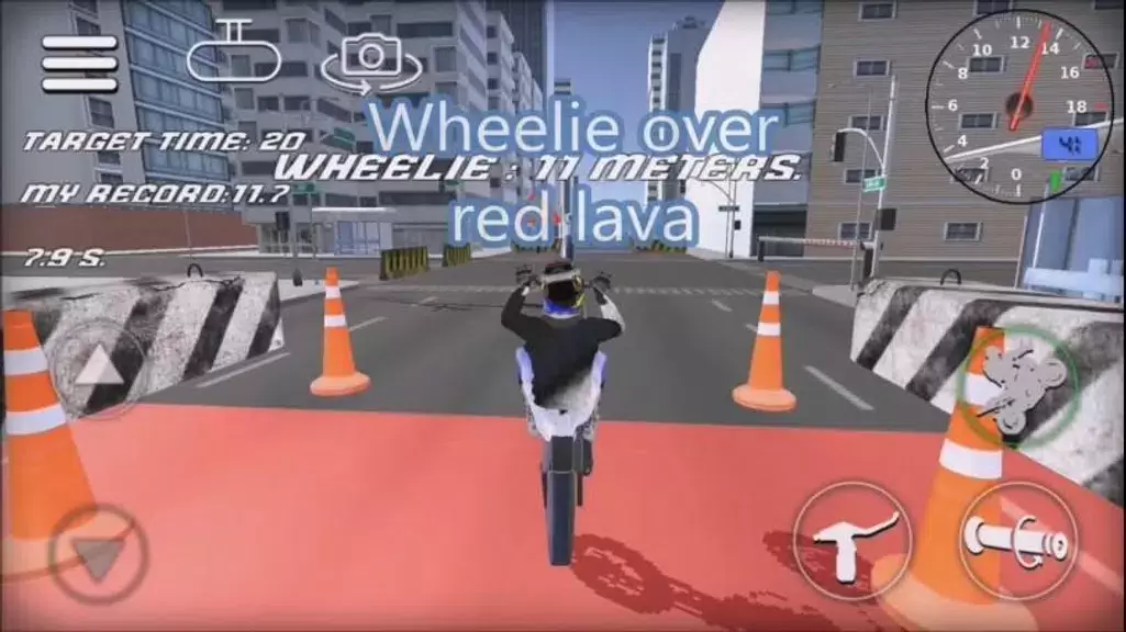 Schermata Wheelie Bike 3D game 4