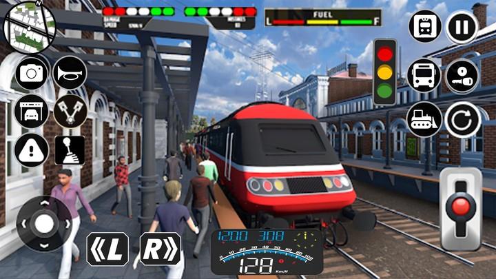 Indian Train Racing Games Capture d'écran 1