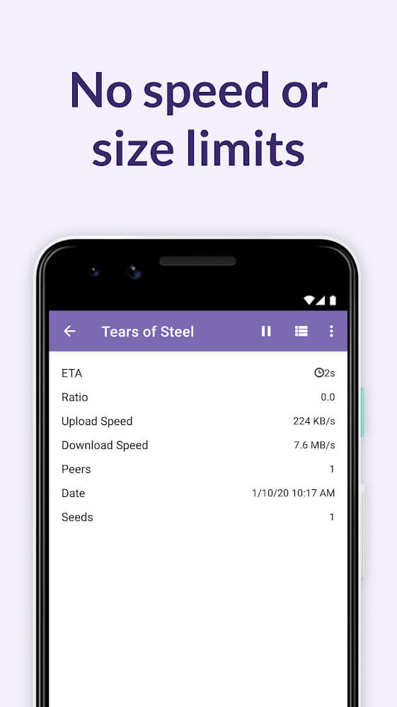 Schermata BitTorrent Mod 2