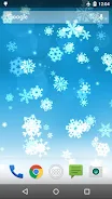 Snowflake Live Wallpaper Ảnh chụp màn hình 1