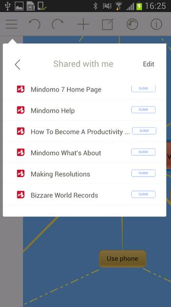 Mindomo ဖန်သားပြင်ဓာတ်ပုံ 4