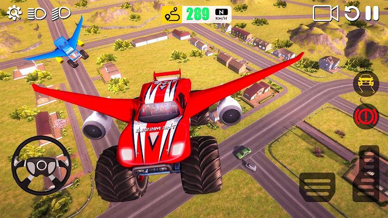 Flying Car Games 3D Simulator Schermafbeelding 3