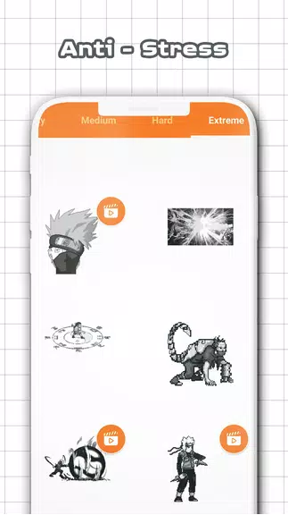 Color by Number - Naruto Sandbox Ninja Pixel Скриншот 4