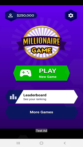 Millionaire Game - Trivia Quiz Captura de pantalla 3