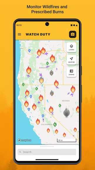 Schermata Watch Duty (Wildfire) 1
