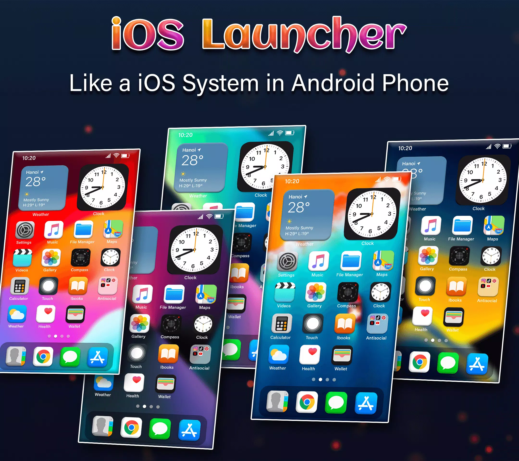 IOS Launcher - iOS 17 Pro Captura de tela 2
