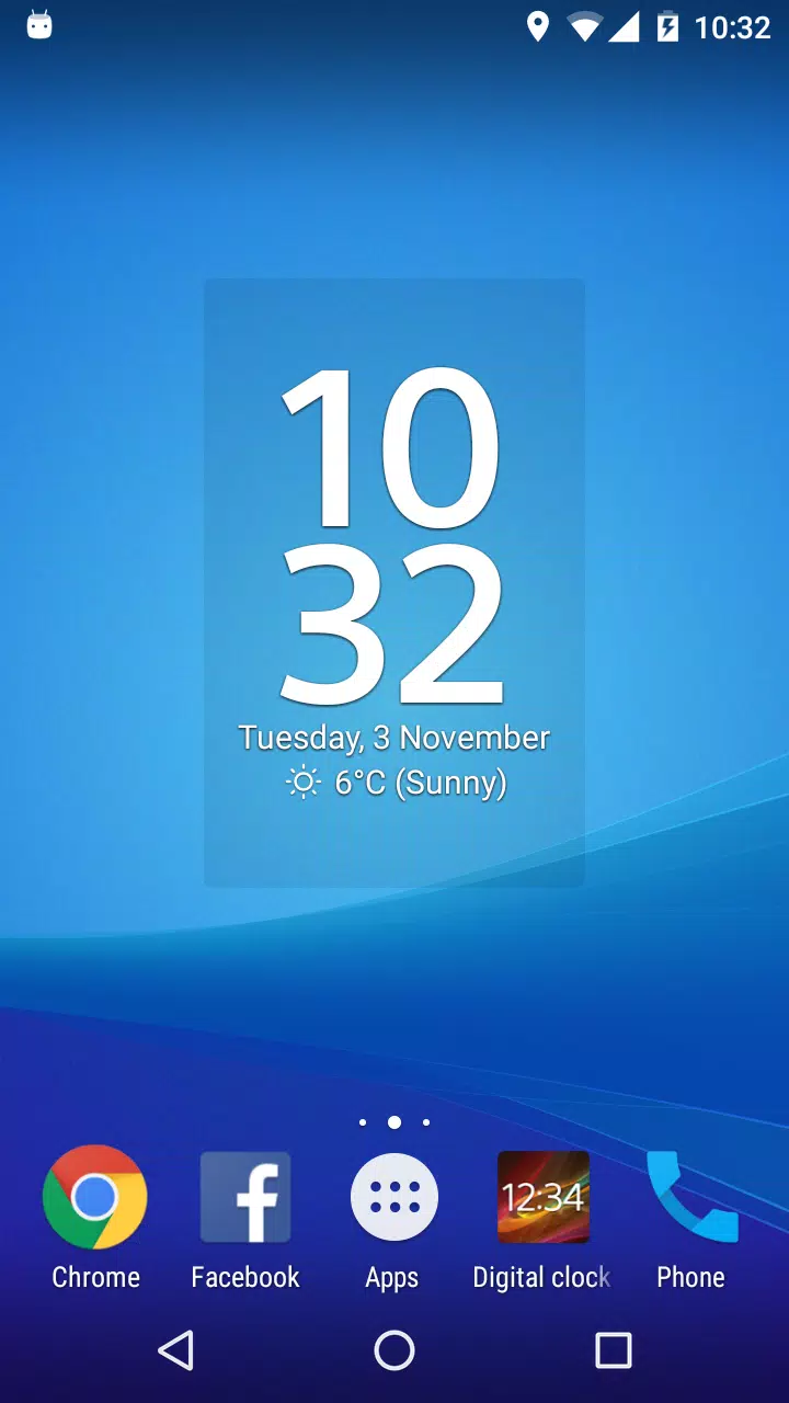 Digital Clock & Weather Widget Ảnh chụp màn hình 3