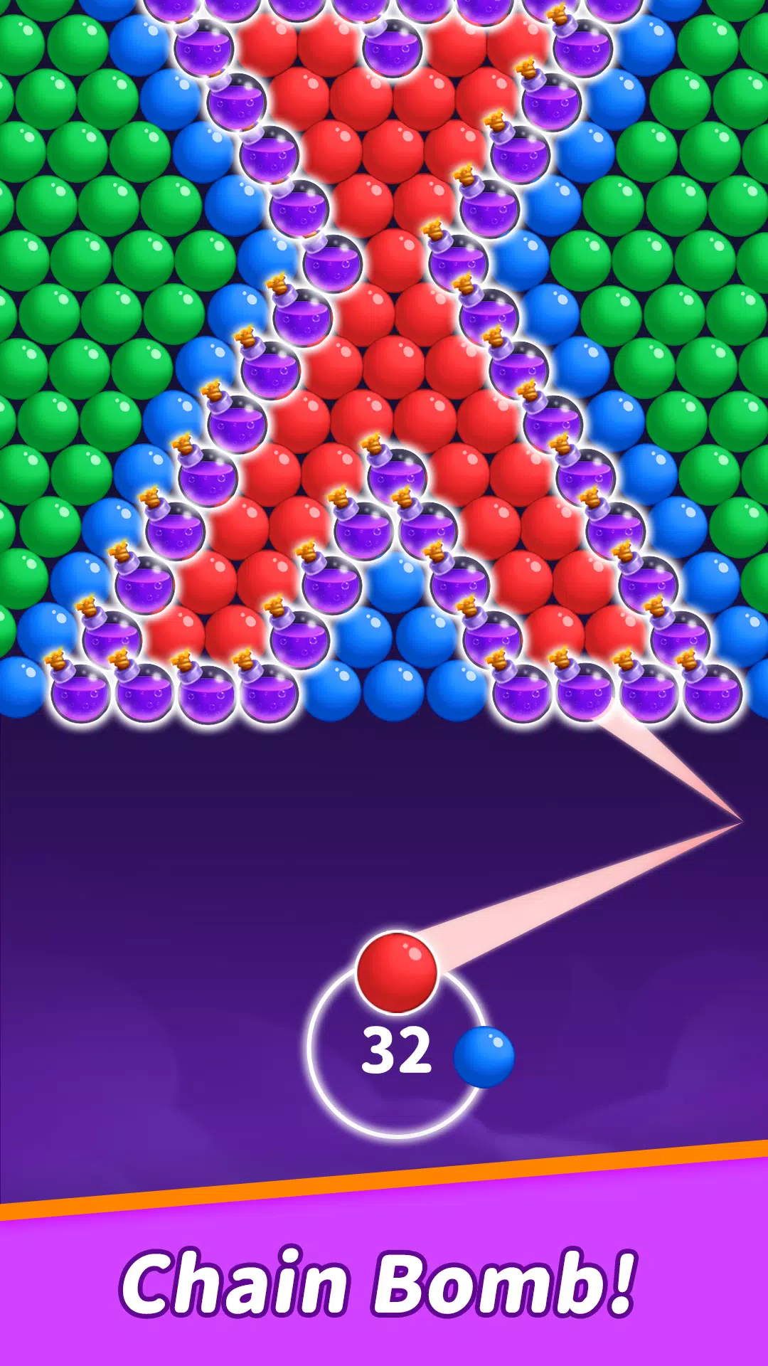 BubbleShooter Pop & Puzzle Captura de pantalla 2