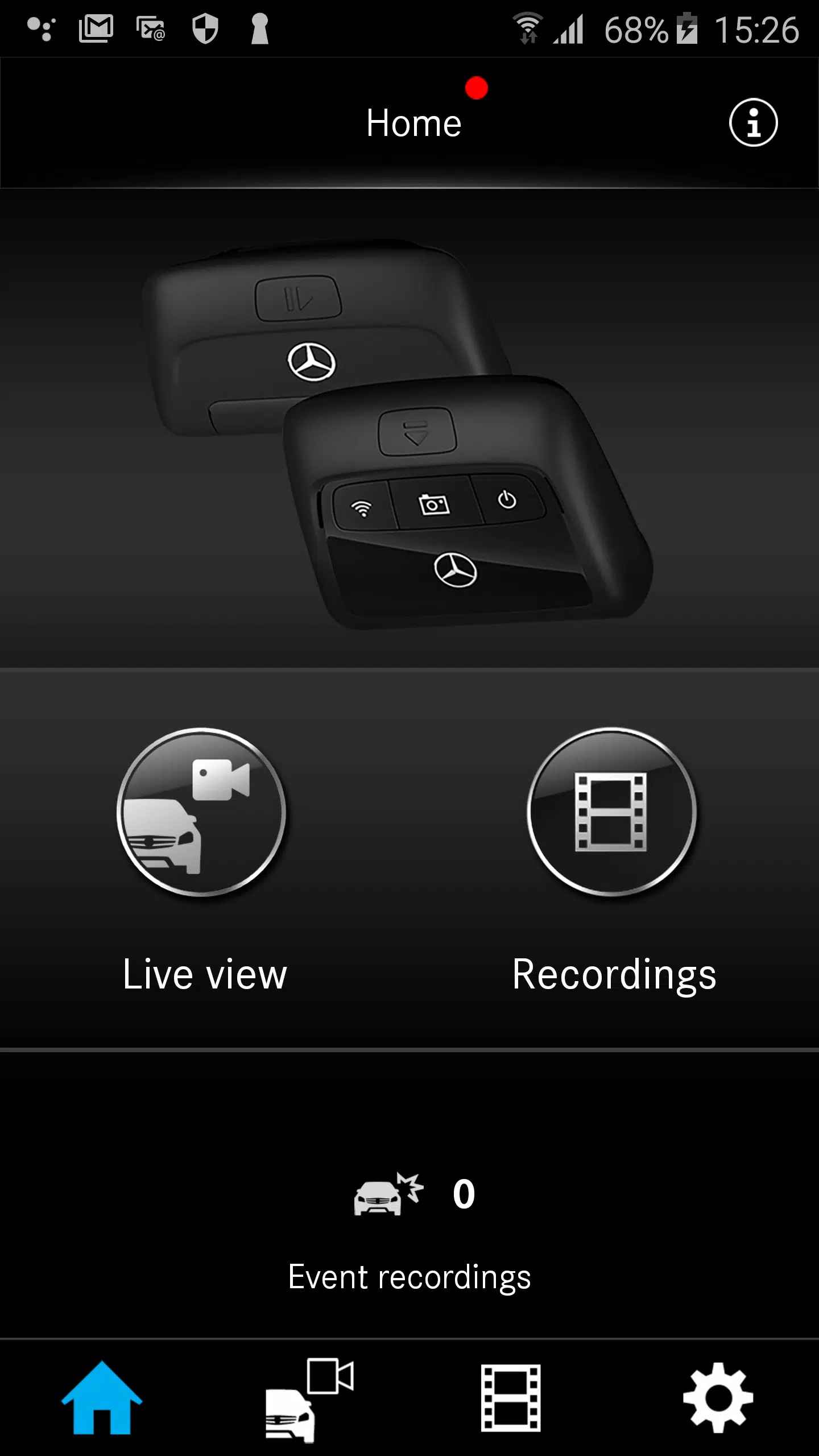 Mercedes-Benz Dashcam 스크린샷 1