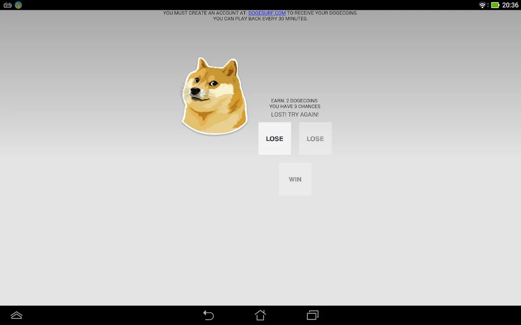 ScratchDogecoin Schermafbeelding 2