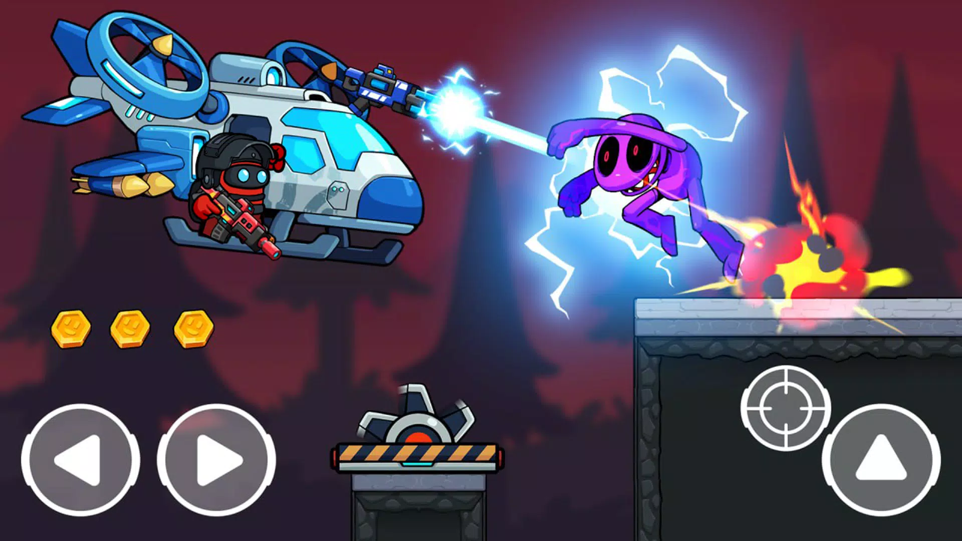 Blue Hero Shooter: Survival Screenshot 1