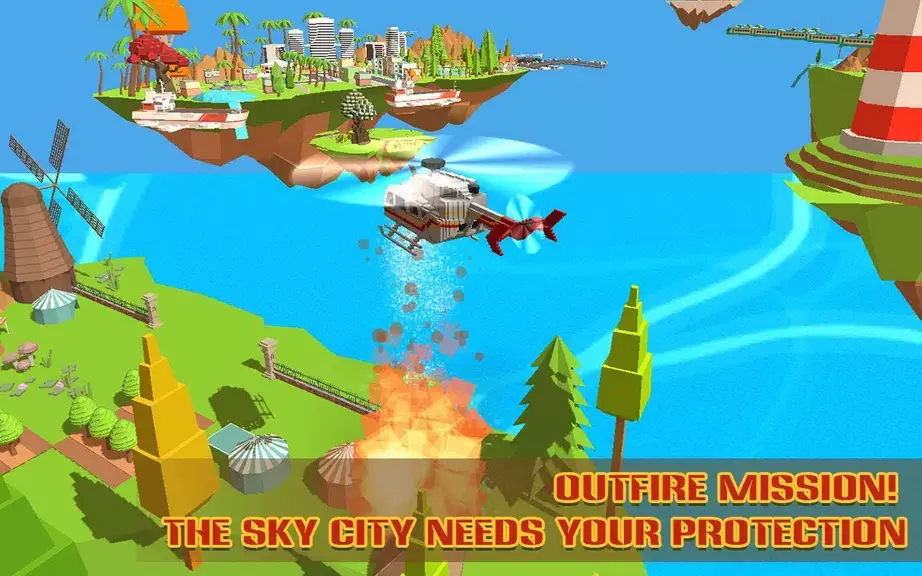 Helicopter Rescue Sky City स्क्रीनशॉट 2