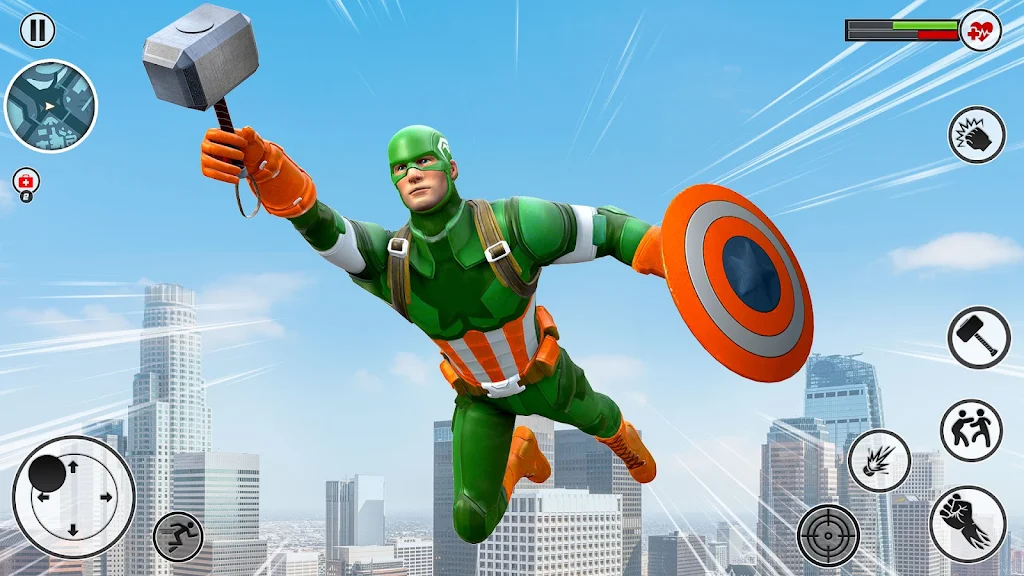 Rope Captain Superhero Fight Ảnh chụp màn hình 2