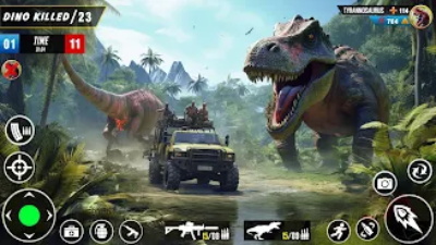 Wild Dinosaur Hunting Games 3D स्क्रीनशॉट 3