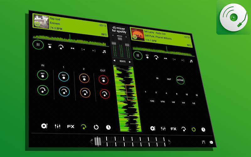 Djify - Dj mixer For spotify Screenshot 1