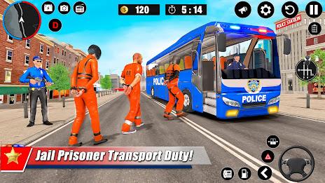 Police Bus Simulator Bus Games Schermafbeelding 2