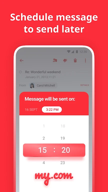 myMail – 모든계정에대한하나의이메일앱 스크린샷 2