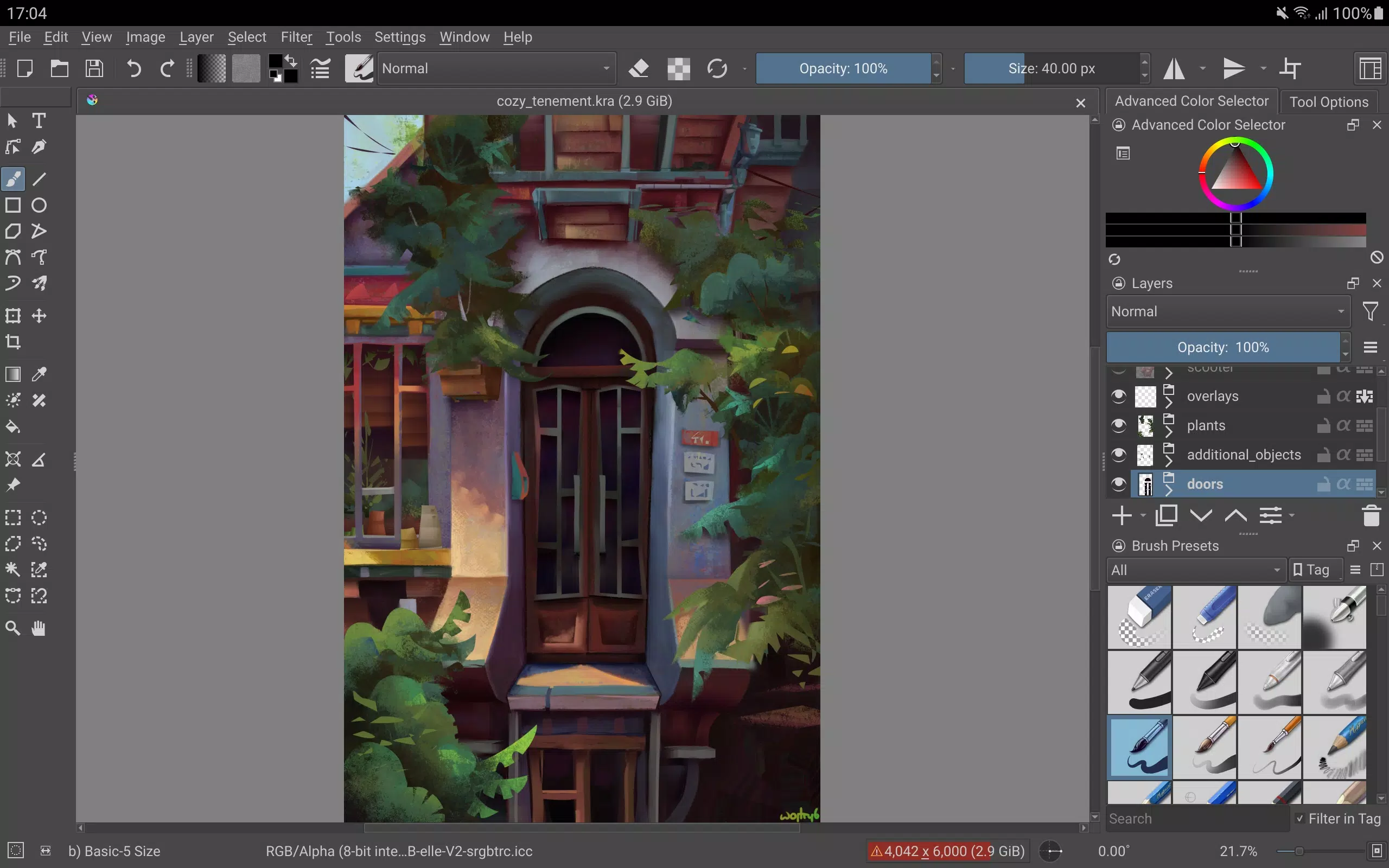 Krita स्क्रीनशॉट 1