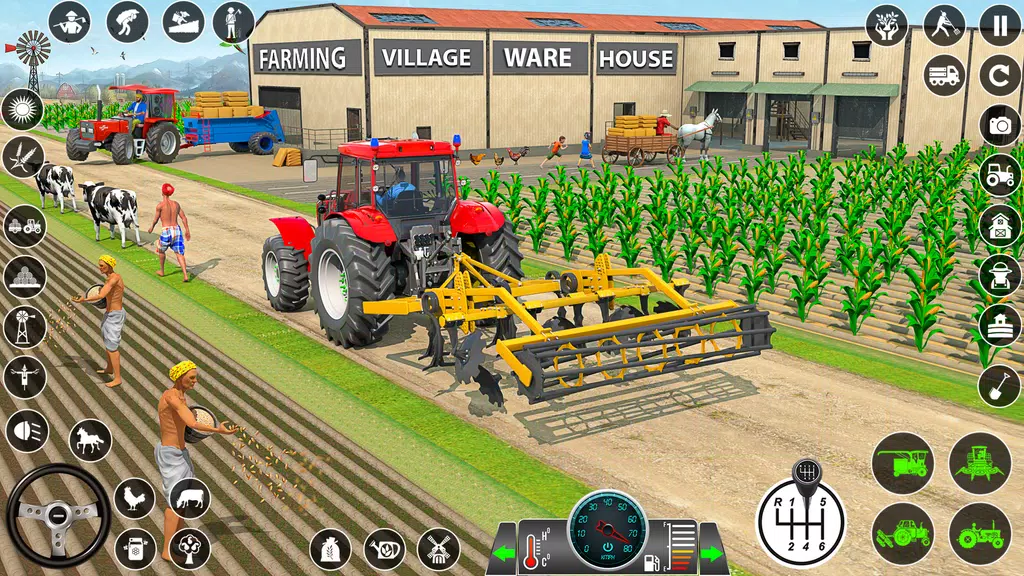 Farming Games: Tractor Driving Ekran Görüntüsü 1