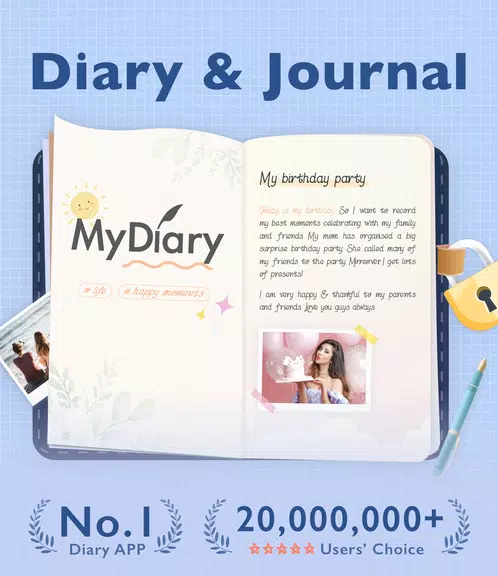 My Diary - Daily Diary Journal Schermafbeelding 1
