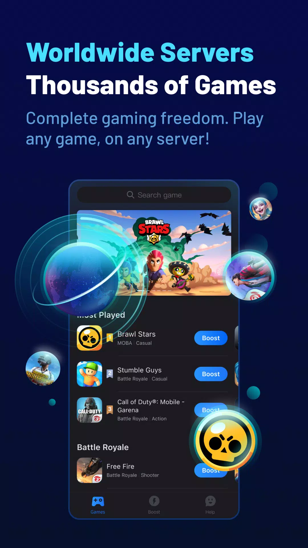 GearUP Game Booster: Lower Lag Schermafbeelding 4