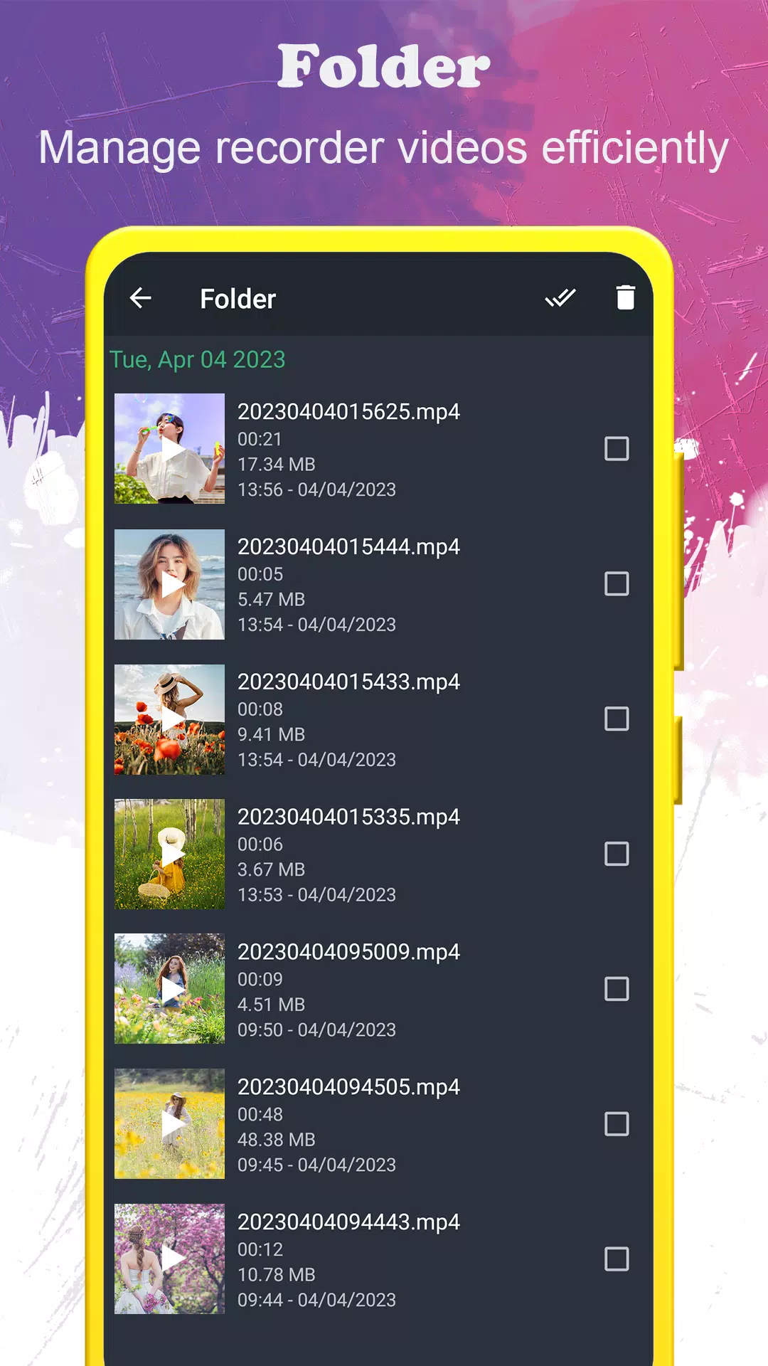 background video recorder Schermafbeelding 3