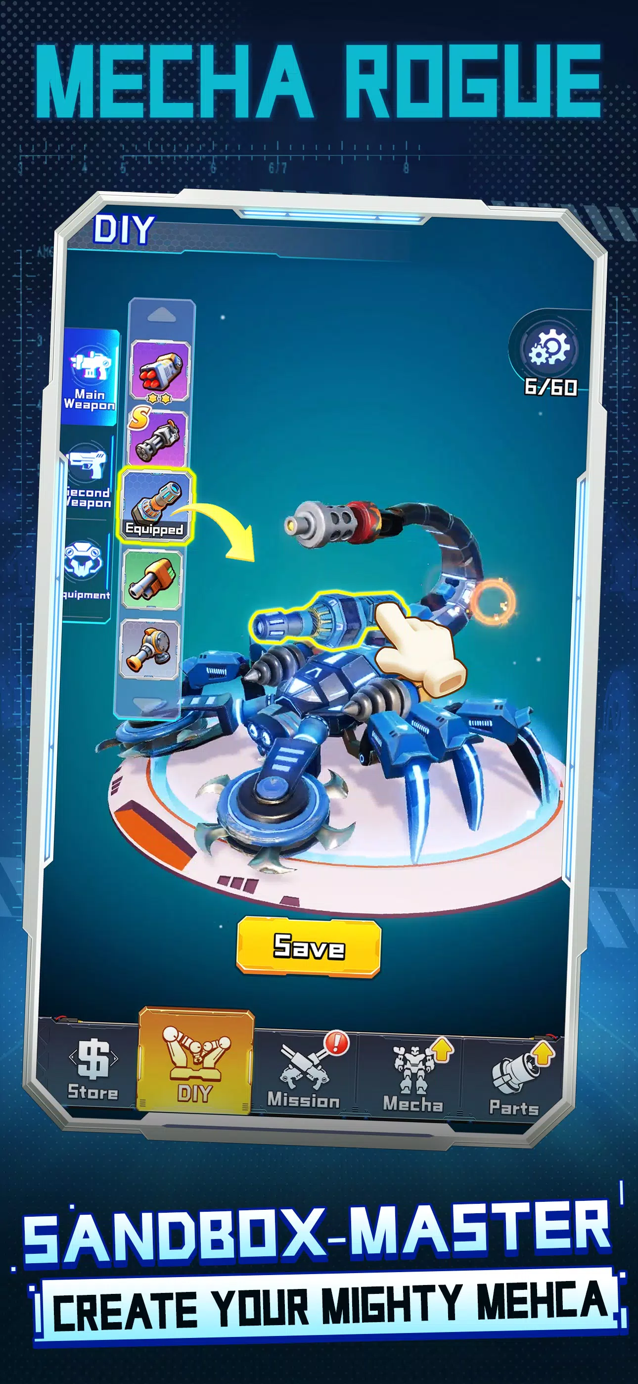 Mecha Rogue 스크린샷 2