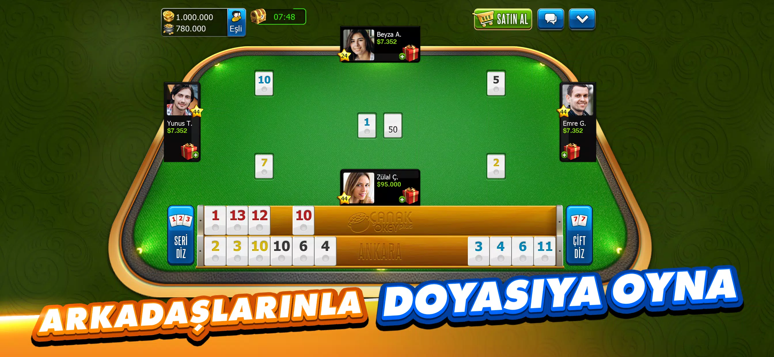 Çanak Okey Plus ဖန်သားပြင်ဓာတ်ပုံ 4