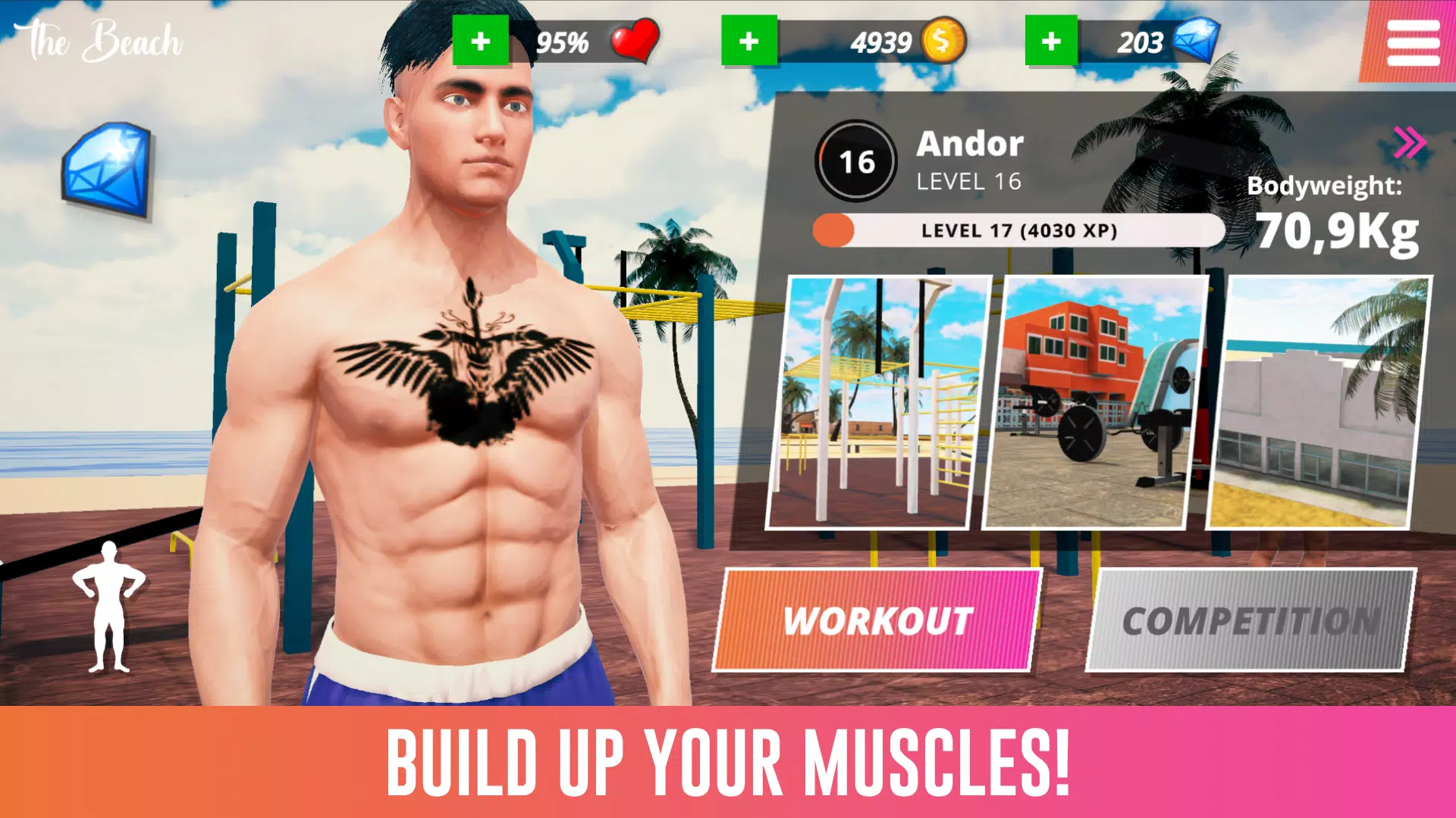 Iron Muscle IV - GYM simulator Captura de pantalla 4