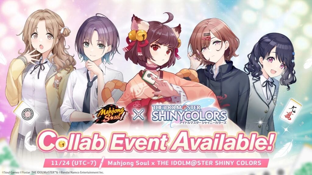 Idolm@ster Shiny Colors Joins Mahjong Soul with Idol Quartet Debut