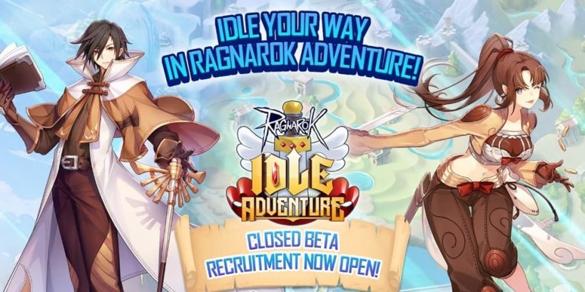 Ragnarok Idle Adventureは、MMORPGをカジュアルな形式に変換し、閉じたベータ版を先に進みます