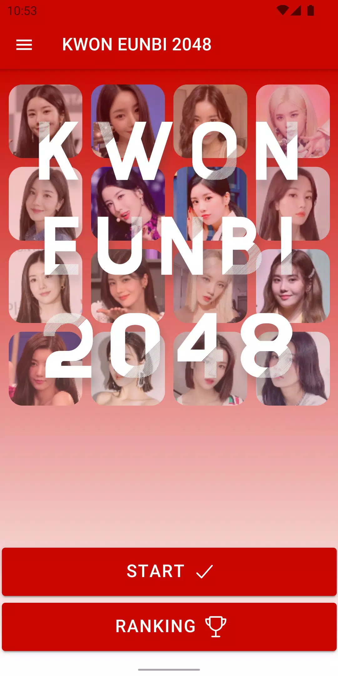 KWON EUNBI 2048 Game स्क्रीनशॉट 1