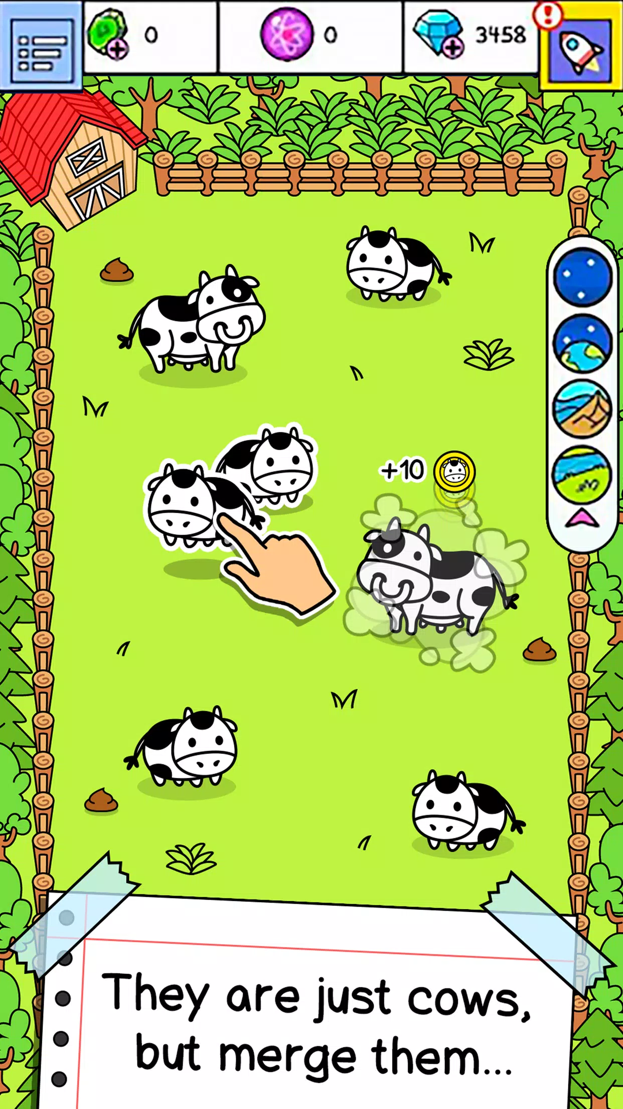 Cow Evolution: Idle Merge Game應用截圖第1張