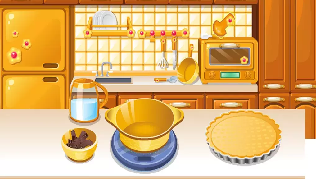 girls cooking games chocolate スクリーンショット 2