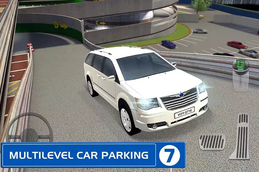 Multi Level 7 Car Parking Sim 스크린샷 1