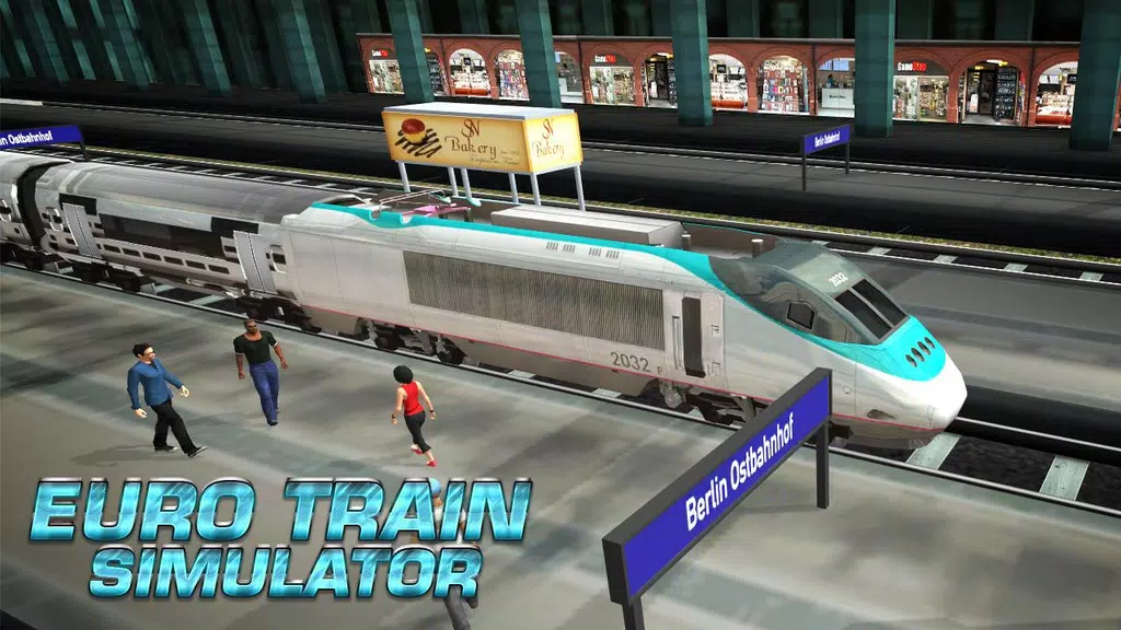 Euro Bullet Train Simulator Schermafbeelding 1