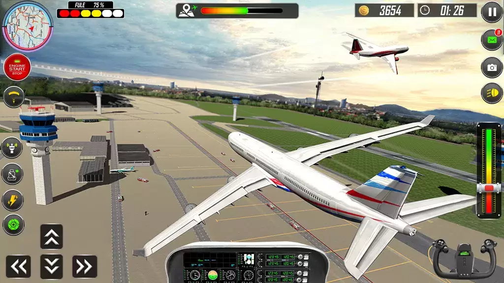 Real Plane Landing Simulator Capture d'écran 3