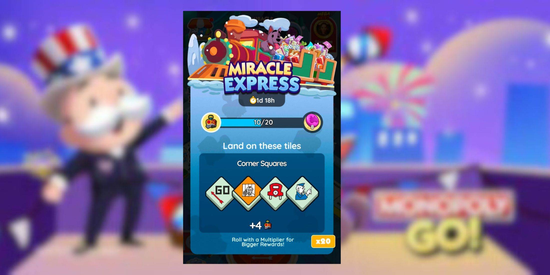 Monopoly Go: Miracle Express - Recompensas e marcos revelados