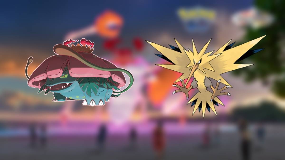 Venusaur & Zapdos, Gigantamax Kingler için en iyi sayaçlar