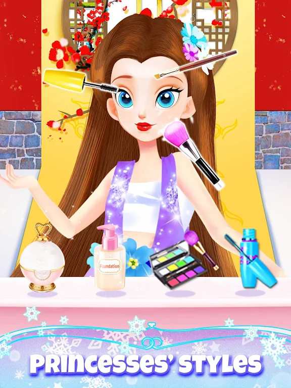 Schermata Princess Games: Makeup Games 4