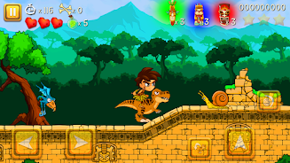 Super Warrior Dino Adventures Zrzut ekranu 3