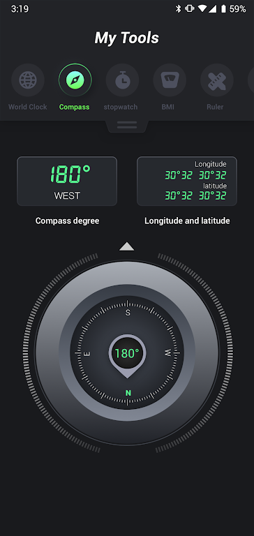 My Tool - Compass, Timer & VPN Captura de pantalla 3