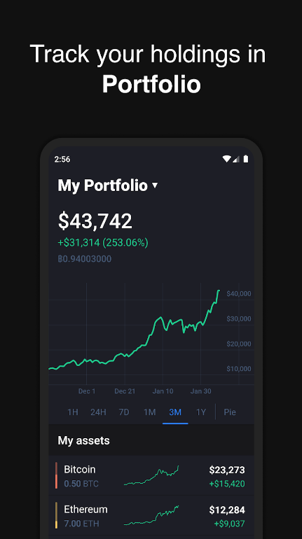 Hodler – Crypto Portfolio应用截图第3张