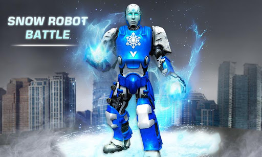 Ice Superhero Flying Robot - F স্ক্রিনশট 1