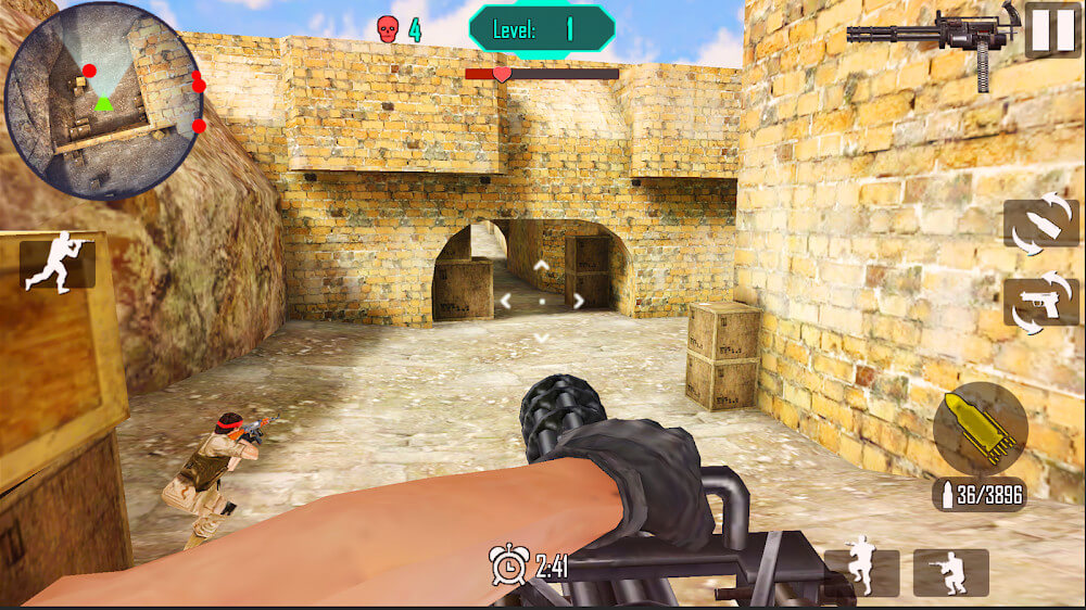 Gun Shoot War: Dead Ops Mod ภาพหน้าจอ 1