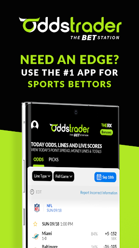 OddsTrader: Sports Betting ဖန်သားပြင်ဓာတ်ပုံ 1