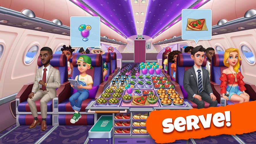 Airplane Cooking - Chef Game Screenshot 1