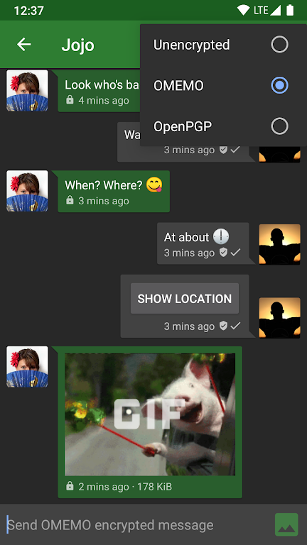 Conversations (Jabber / XMPP) Captura de pantalla 4
