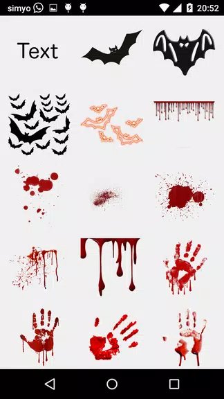 Halloween Photo stickers Capture d'écran 2