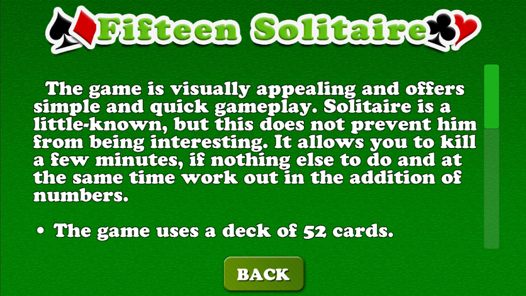 Solitaire Fifteen應用截圖第3張
